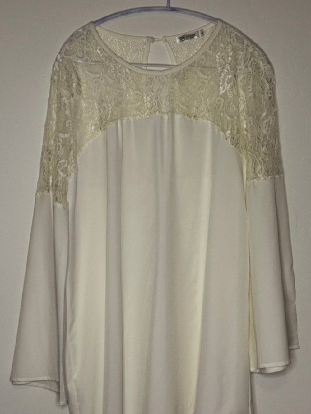 Cream lace blouse